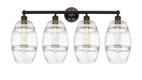 Vaz - 4 Light - 35 inch - Oil Rubbed Bronze - Bath Vanity Light (3442|616-4W-OB-G557-8CL)