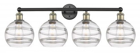 Rochester - 4 Light - 35 inch - Black Antique Brass - Bath Vanity Light (3442|616-4W-BAB-G556-8CL)