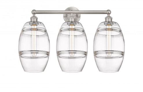 Vaz - 3 Light - 26 inch - Satin Nickel - Bath Vanity Light (3442|616-3W-SN-G557-8CL)