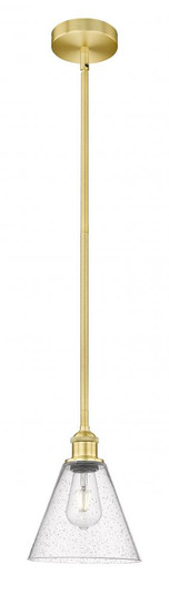 Berkshire - 1 Light - 8 inch - Satin Gold - Cord hung - Mini Pendant (3442|616-1S-SG-GBC-84-LED)