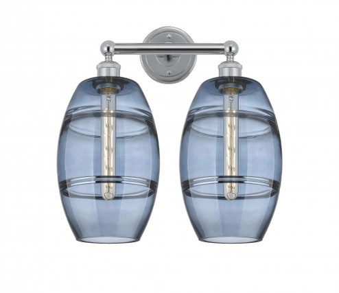 Vaz - 2 Light - 17 inch - Polished Chrome - Bath Vanity Light (3442|616-2W-PC-G557-8BL)