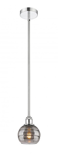 Rochester - 1 Light - 6 inch - Polished Chrome - Stem hung - Mini Pendant (3442|616-1S-PC-G556-6SM)