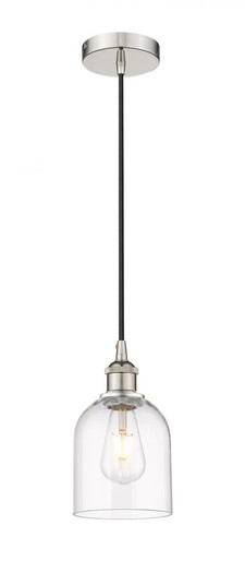 Bella - 1 Light - 6 inch - Polished Nickel - Cord hung - Mini Pendant (3442|616-1P-PN-G558-6CL)