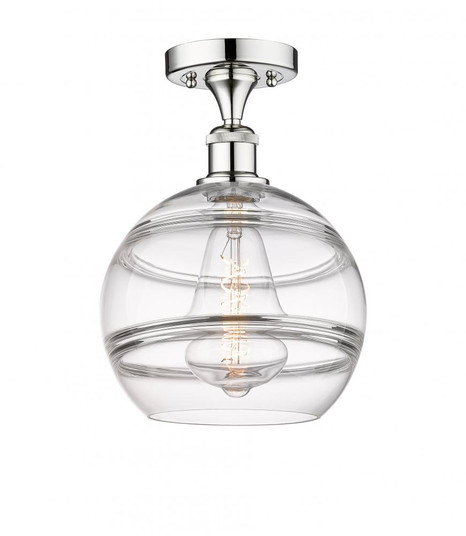 Rochester - 1 Light - 10 inch - Polished Chrome - Semi-Flush Mount (3442|616-1F-PC-G556-10CL)