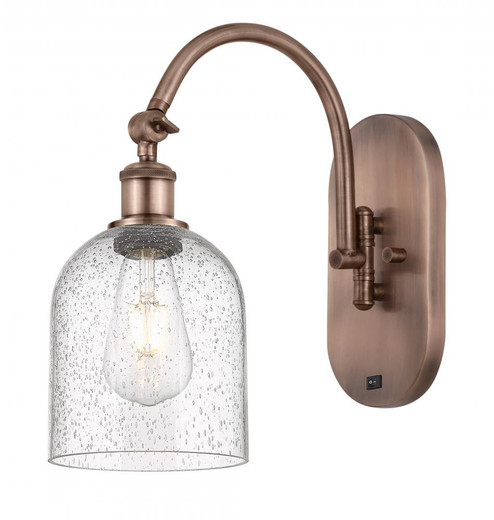 Bella - 1 Light - 6 inch - Antique Copper - Sconce (3442|518-1W-AC-G558-6SDY)