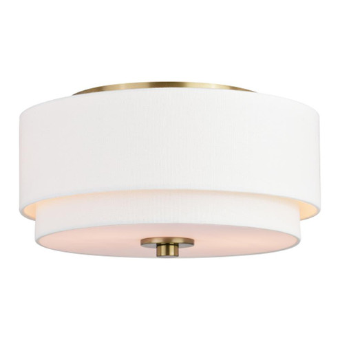 Burnaby 13-in Flush Mount Matte Brass (51|C0278)