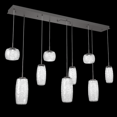 Vessel Linear 9pc Multi-Pendant (1289|PLB0091-09-GP-C-C01-L3)