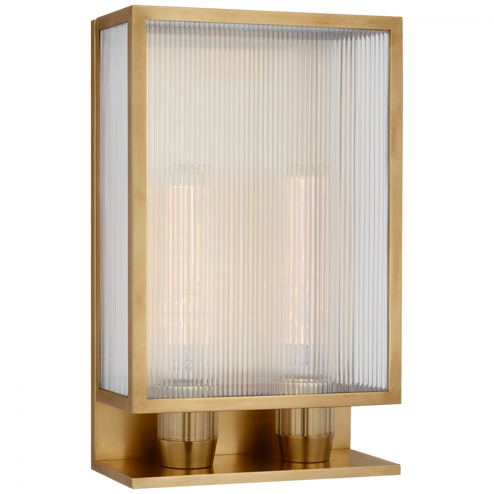 York 16'' Double Box Outdoor Sconce (279|BBL 2187SB-CRB)