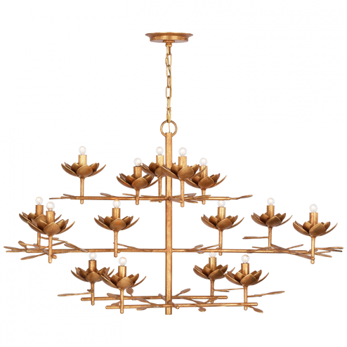 Clementine 48'' Low Wide Tiered Chandelier (279|JN 5161AGL)