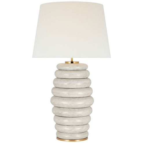 Phoebe Extra Large Stacked Table Lamp (279|KW 3621AWC-L)