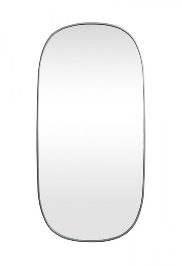 Metal Frame Oval Mirror 30x60 Inch in Silver (758|MR2B3060SIL)