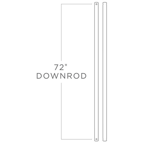72'' Downrod in Oil Rubbed Bronze (38|DR72OZ)