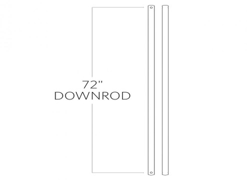 72'' Downrod in Bronze (38|DR72BZ)