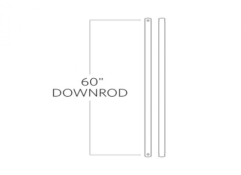 60'' Downrod in Bronze (38|DR60BZ)