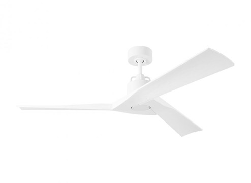 Alma 52-inch indoor/outdoor Energy Star smart ceiling fan in matte white finish (6|3ALMSM52RZW)