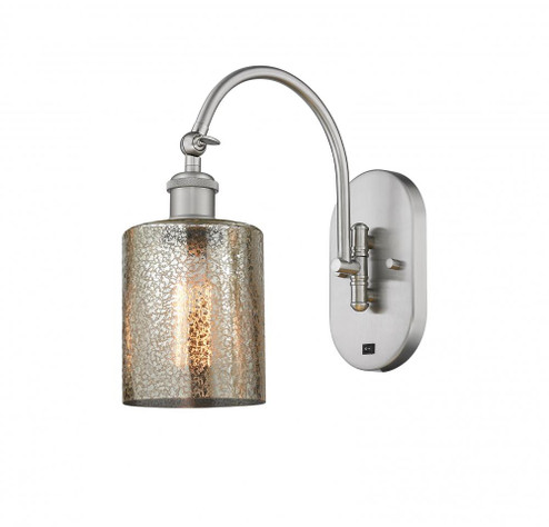 Cobbleskill - 1 Light - 5 inch - Brushed Satin Nickel - Sconce (3442|518-1W-SN-G116)