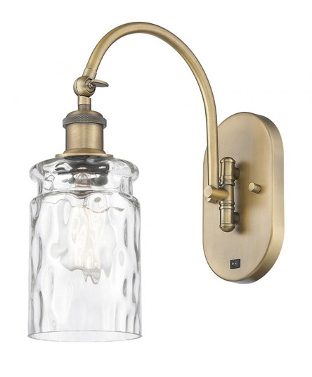 Candor - 1 Light - 5 inch - Brushed Brass - Sconce (3442|518-1W-BB-G352)