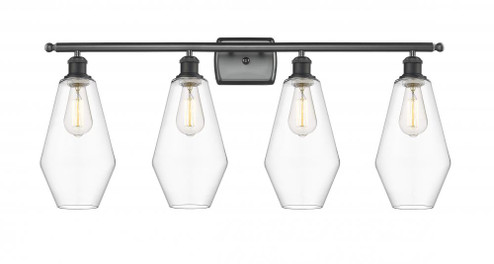 Cindyrella - 4 Light - 37 inch - Matte Black - Bath Vanity Light (3442|516-4W-BK-G652-7)