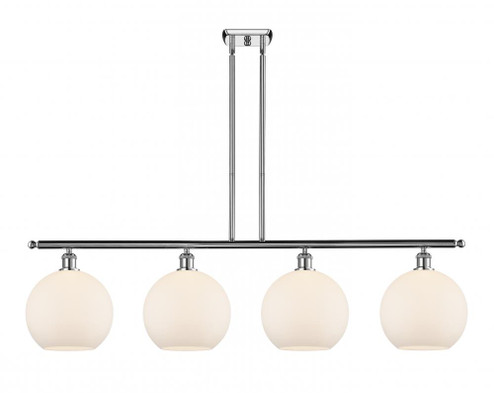 Athens - 4 Light - 48 inch - Polished Chrome - Stem Hung - Island Light (3442|516-4I-PC-G121-10)