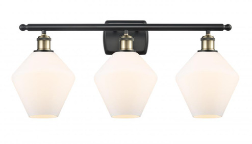 Cindyrella - 3 Light - 28 inch - Black Antique Brass - Bath Vanity Light (3442|516-3W-BAB-G651-8)
