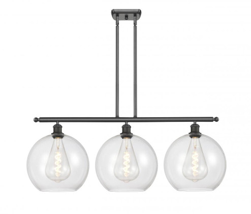 Athens - 3 Light - 38 inch - Oil Rubbed Bronze - Stem Hung - Island Light (3442|516-3I-OB-G122-12)