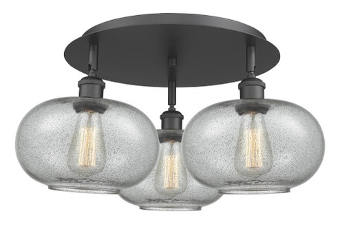 Gorham - 3 Light - 21 inch - Matte Black - Semi-Flush Mount (3442|516-3C-BK-G247)