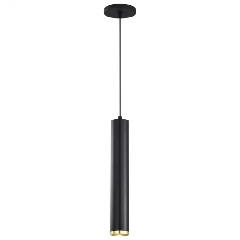 Century; 12 Watt; 16''; LED Pendant; Matte Black and Brushed Brass Finish (81|62/818)