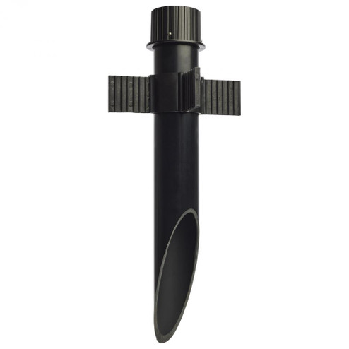 2 Inch Diameter Mounting Post; PVC; Matte Black (81|60/681)