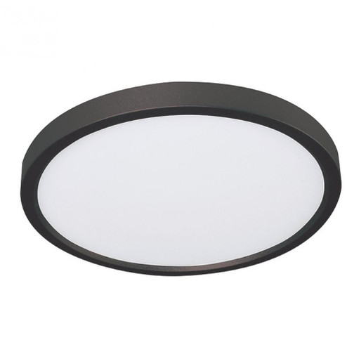 Edge Round 8'' Flush Mount LED 15W 277V,5 CCT,BK (1|EGRF08LAJD3BK)