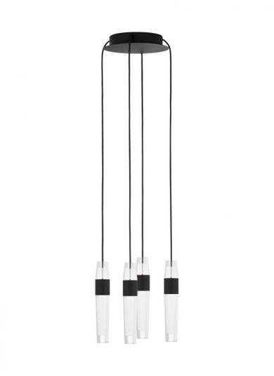 Lassell 4 Light Chandelier (7355|SLCH39927B)