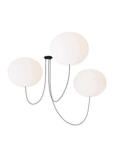 Helium X-Large 3 Light Chandelier (7355|PBCH37127OPB)