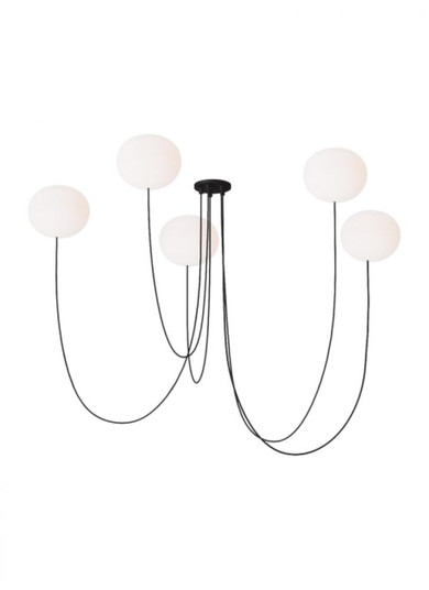 Helium Medium 5 Light Chandelier (7355|PBCH36427OPB)