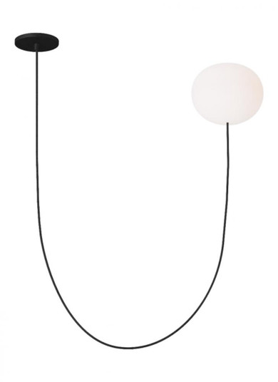 Helium Medium 1 Light Chandelier (7355|PBCH36127OPB)