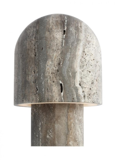 Kennett Small Travertine Table Lamp (7355|SLTB34227DT)