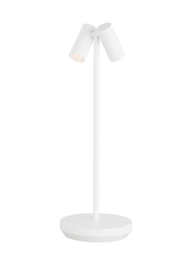 Doppia Accent Rechargeable Table Lamp (7355|SLTB27027W)