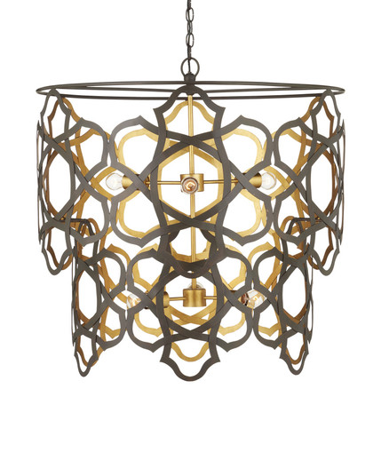 Mauresque Medium Bronze & Gold Chandelier (92|9000-1106)