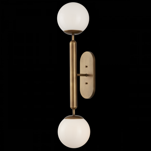 Barbican Double-Light Brass Wall Sconce (92|5800-0034)