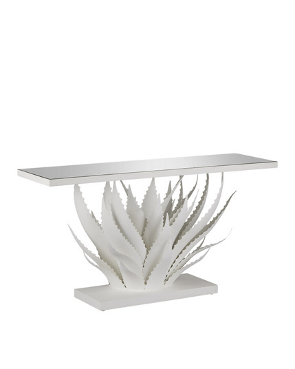 Agave White Console Table (92|4000-0168)