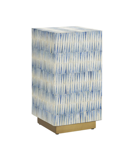 Nadene Blue & White Accent Table (92|3000-0253)