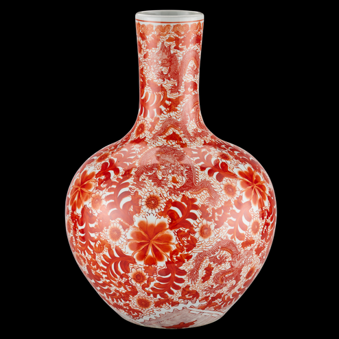 Biarritz Coral Fern Long Neck Vase (92|1200-0845)