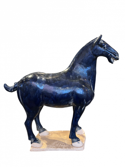 Tang Dynasty Large Blue Horse (92|1200-0781)