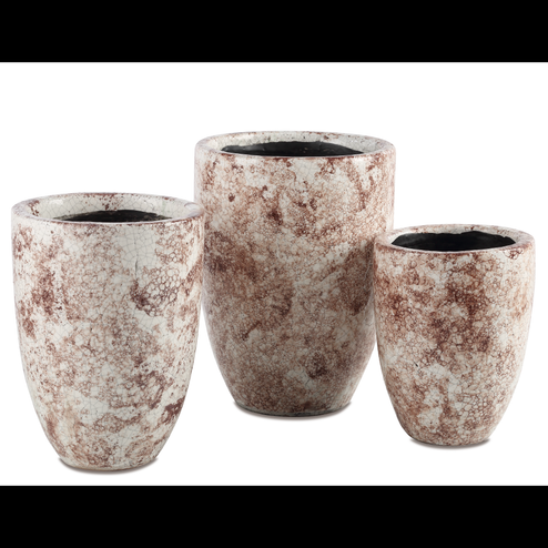 Marne Brown & Off White Vase Set of 3 (92|1200-0715)