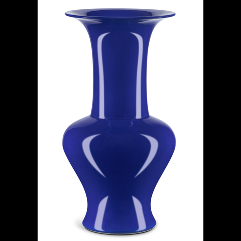 Ocean Blue Corolla Vase (92|1200-0695)