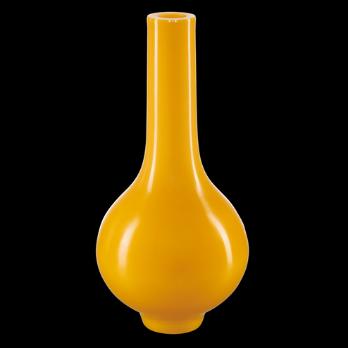 Imperial Yellow Peking Long Neck Vase (92|1200-0683)
