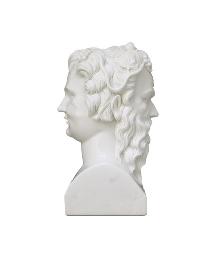 Hector Marble Bust Sculpture (92|1200-0665)