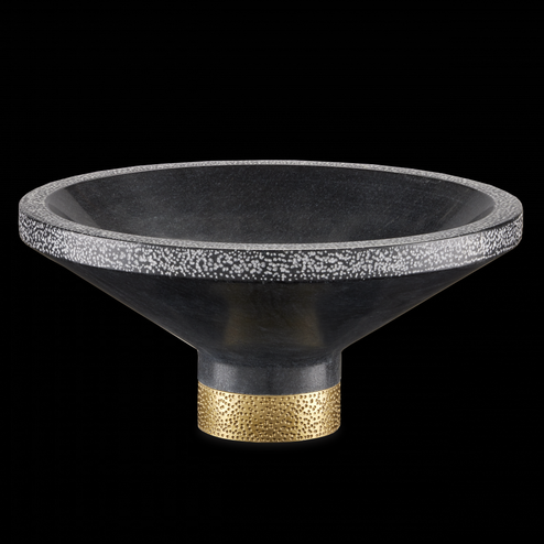 Vincent Black Marble Bowl (92|1200-0659)