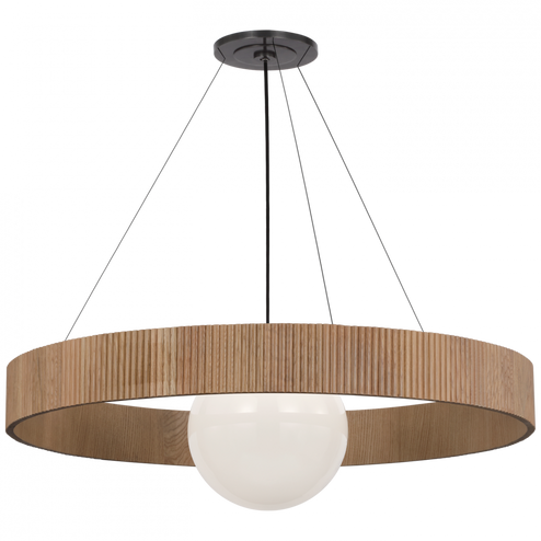 Arena 53'' Ring and Globe Chandelier (279|WS 5002BZ/NO-WG)