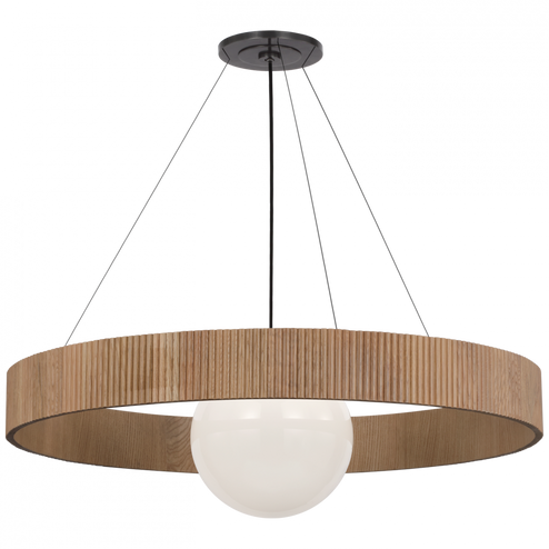 Arena 42'' Ring and Globe Chandelier (279|WS 5001BZ/NO-WG)