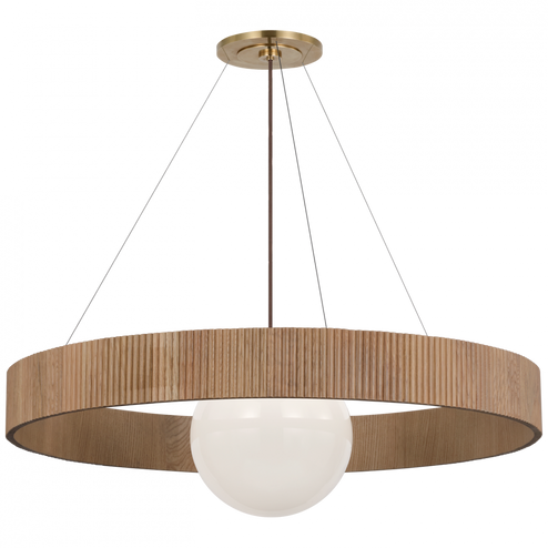 Arena 42'' Ring and Globe Chandelier (279|WS 5001HAB/NO-WG)