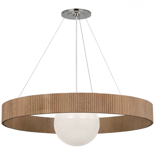 Arena 53'' Ring and Globe Chandelier (279|WS 5002PN/NO-WG)